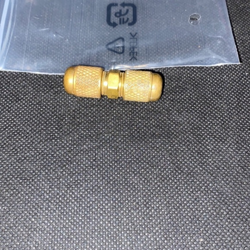 Brass Valve Cap not sure what it is compress fitting air valve